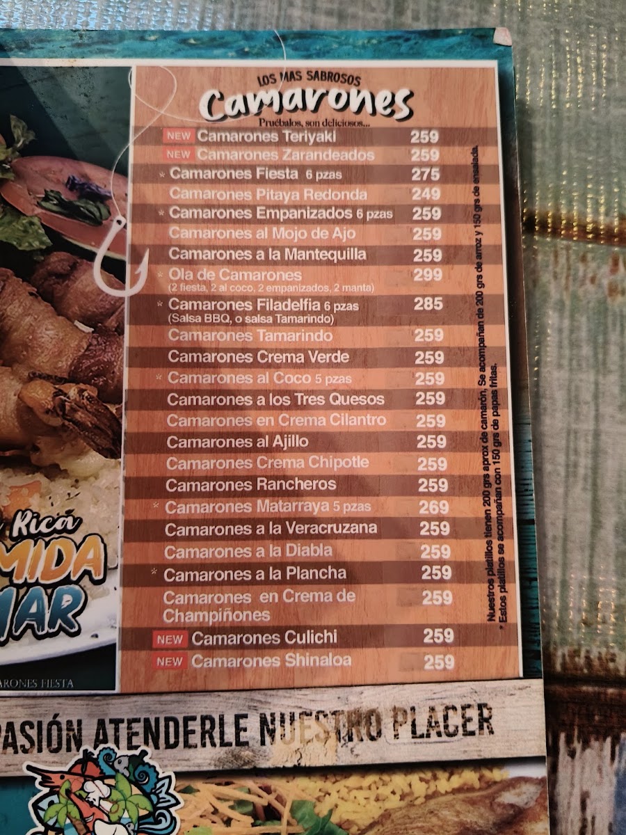 Senor Camaron Menu Photo 5