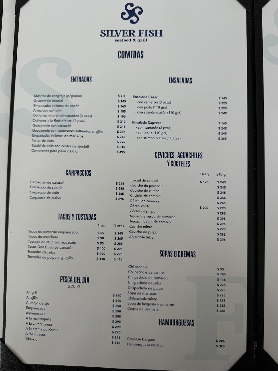 SILVER FISH seafood & grill Menu Photo 4