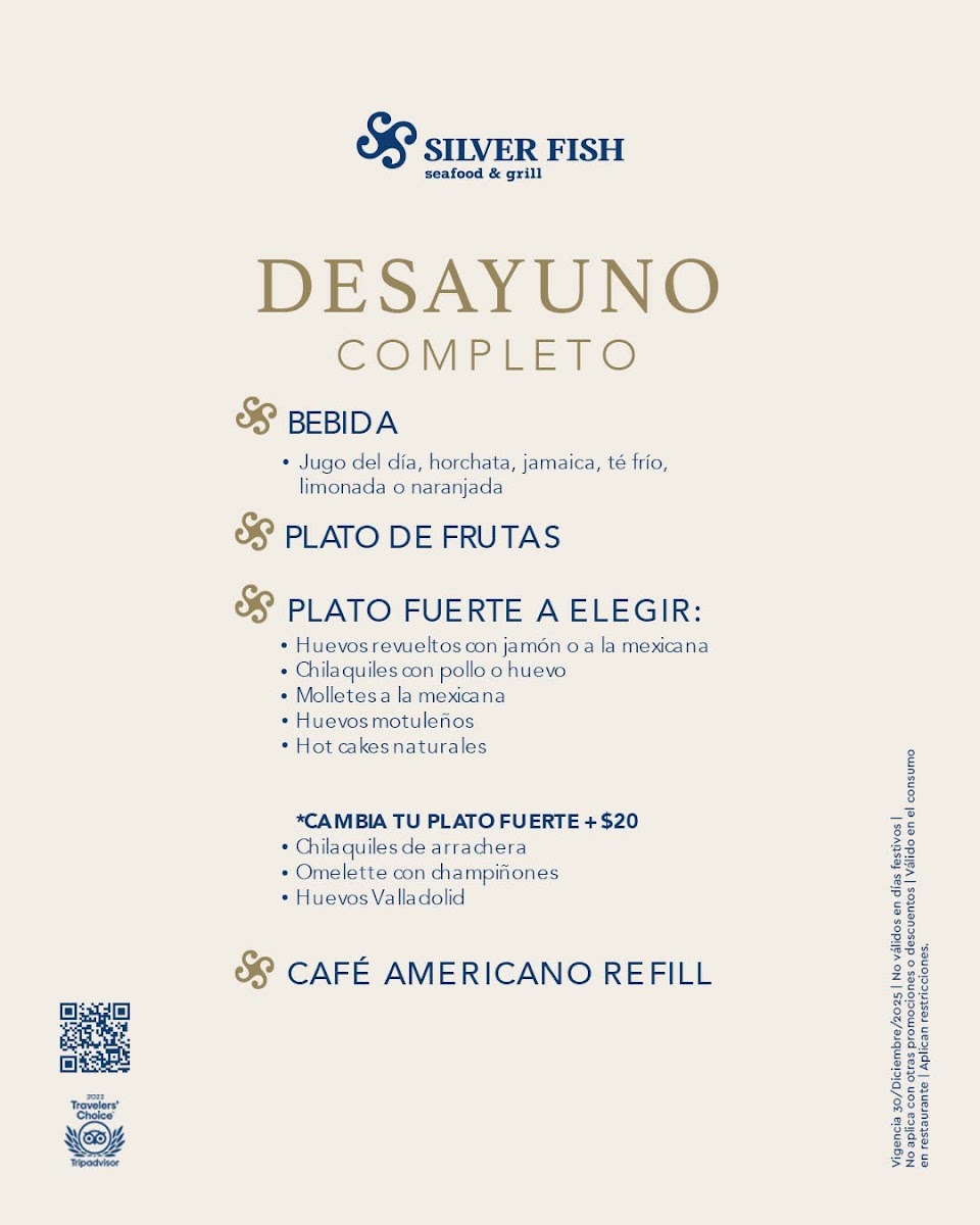 SILVER FISH seafood & grill Menu Photo 5
