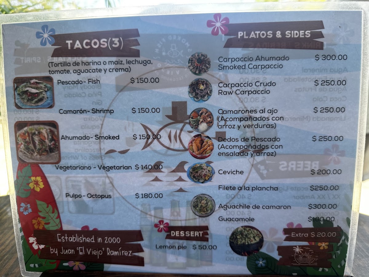 Smoked Fish Tacos El Viejo Menu Photo 10