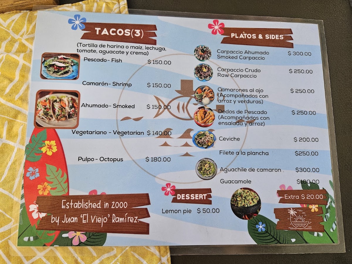 Smoked Fish Tacos El Viejo Menu Photo 4