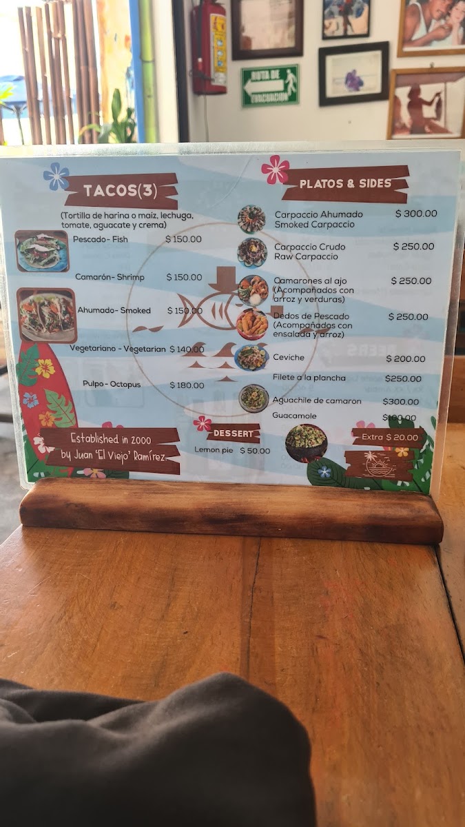 Smoked Fish Tacos El Viejo Menu Photo 6