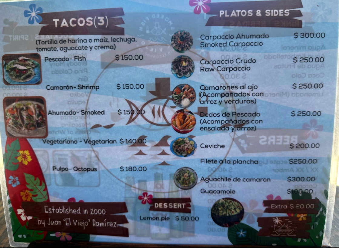 Smoked Fish Tacos El Viejo Menu Photo 7
