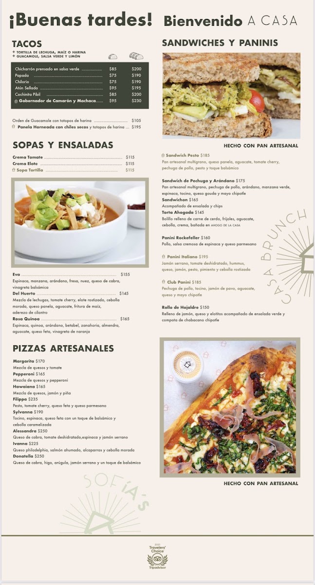 Sofia's Casa Brunch Menu Photo 3