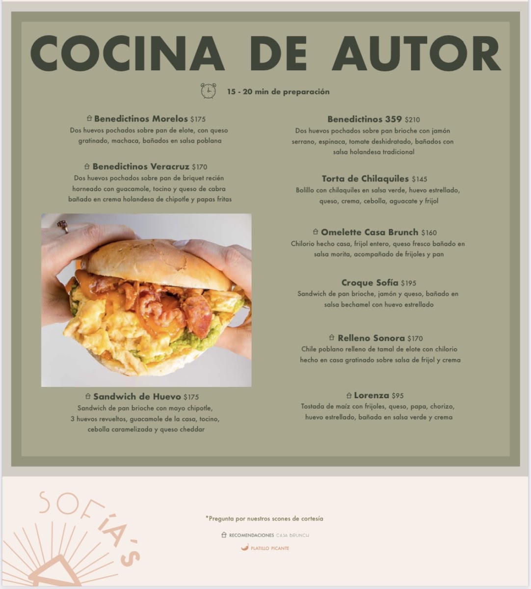 Sofia's Casa Brunch Menu Photo 5