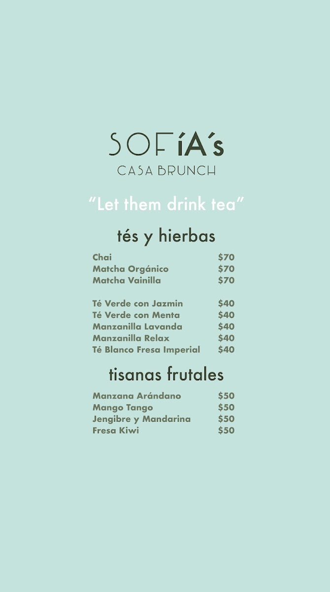 Sofia's Casa Brunch Menu Photo 7
