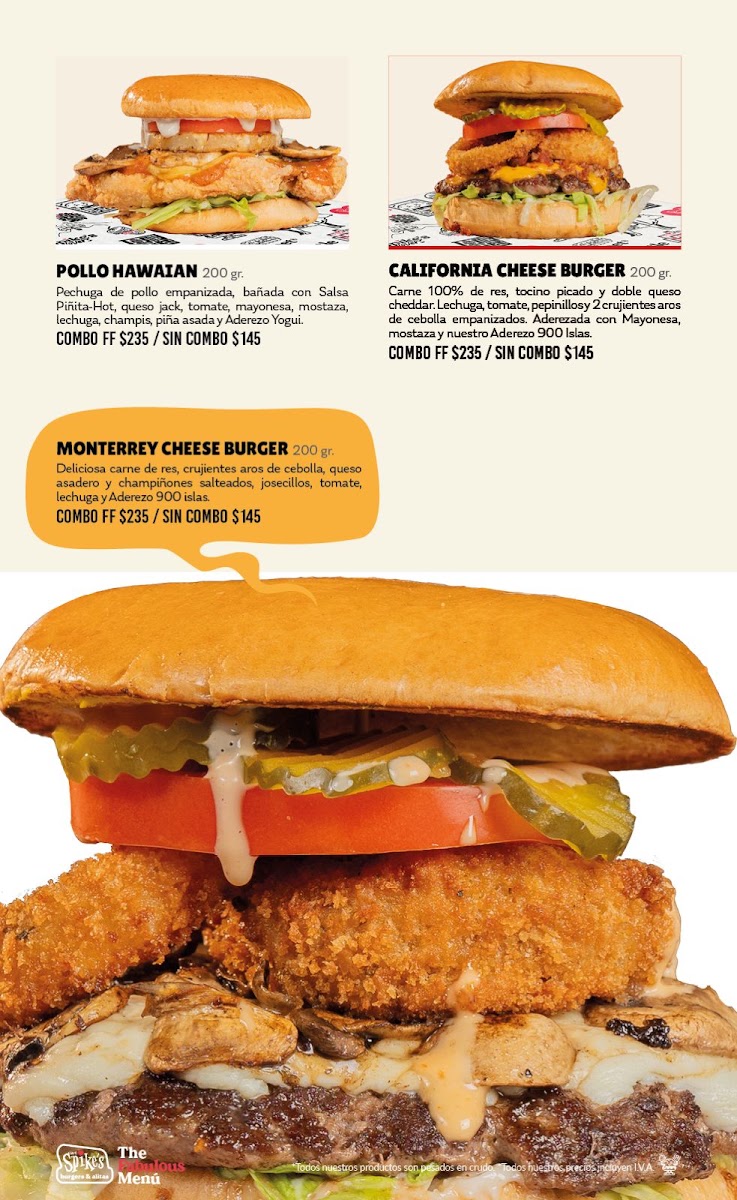 Spikes Linda Vista Menu Photo 4