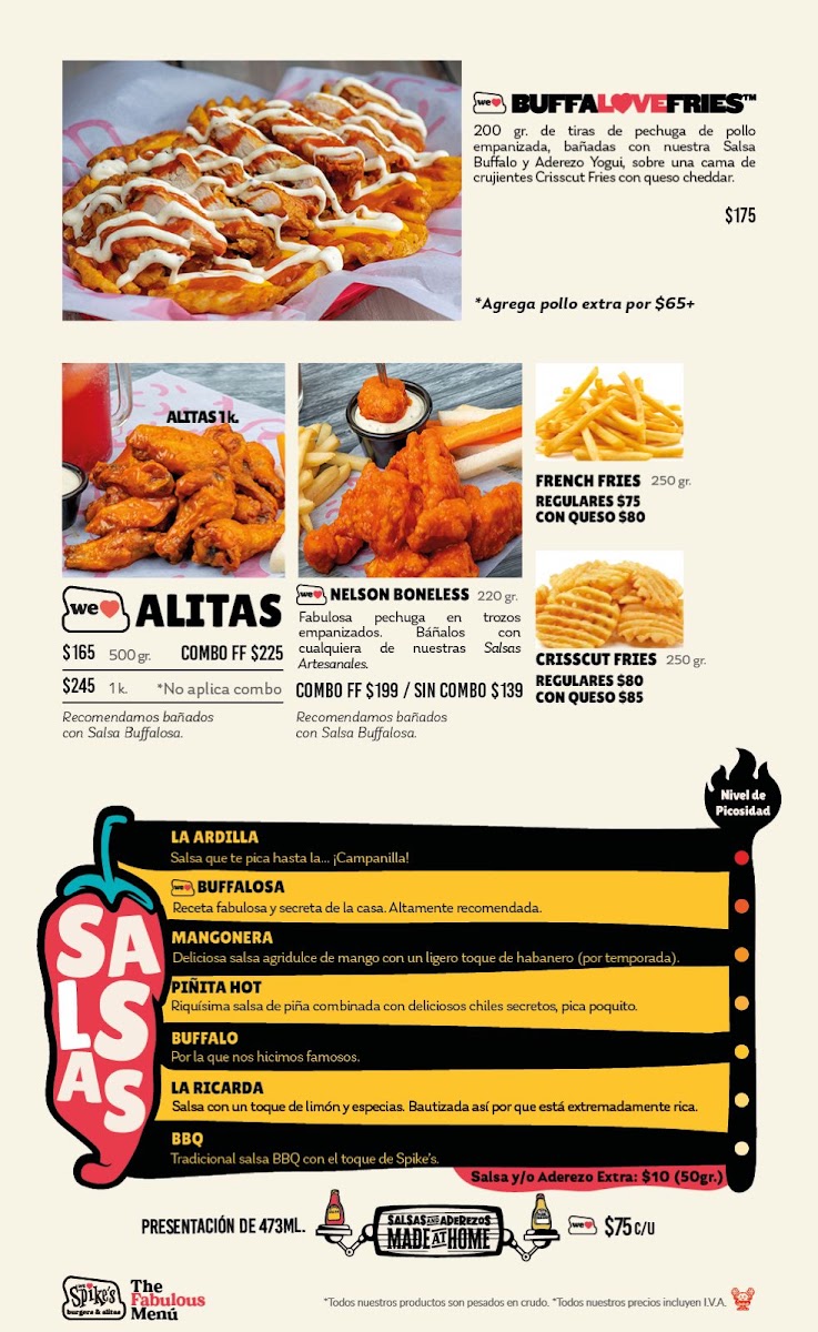 Spikes Linda Vista Menu Photo 6