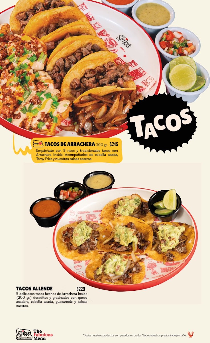 Spikes Linda Vista Menu Photo 9