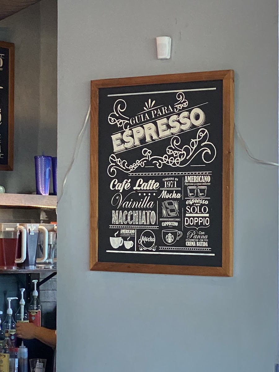 Starbucks Up Town Merida Dt Menu
