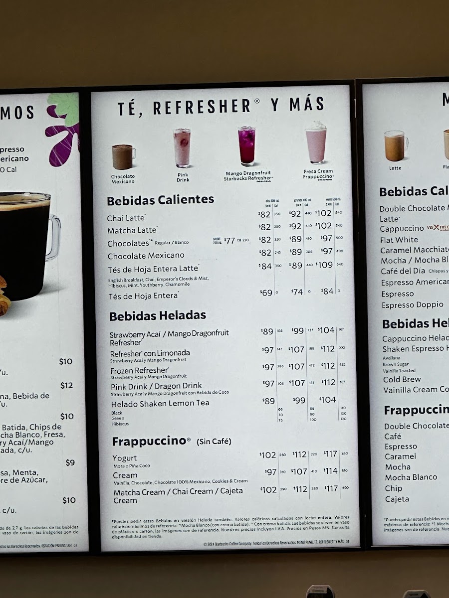 Starbucks Zona Romántica Puerto Vallarta Menu Photo 2
