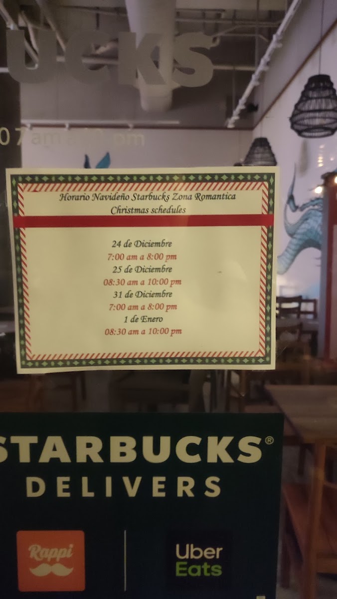 Starbucks Zona Romántica Puerto Vallarta Menu Photo 6