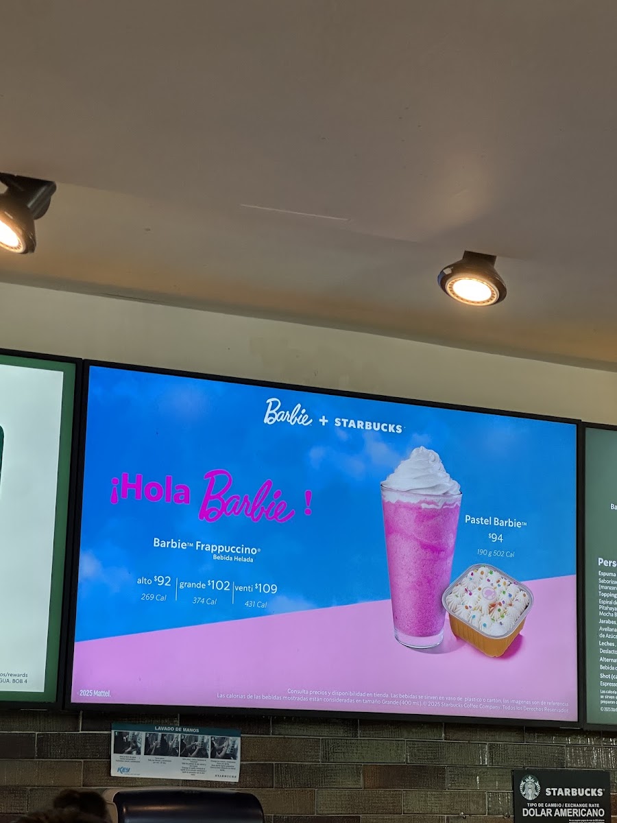 Starbucks Menu Photo 2