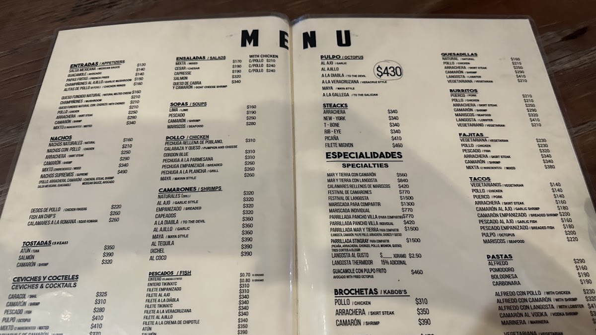 Stingray Grill Menu Photo 2