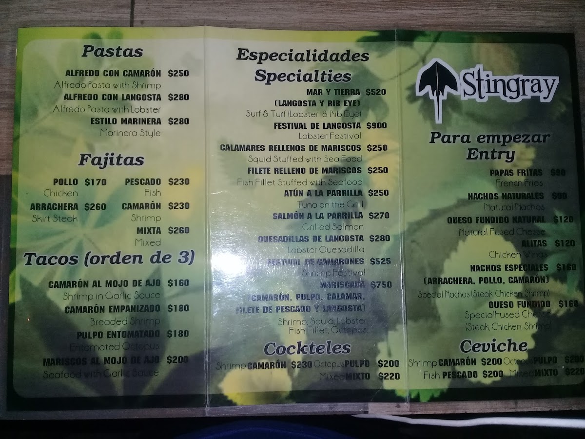 Stingray Grill Menu Photo 7