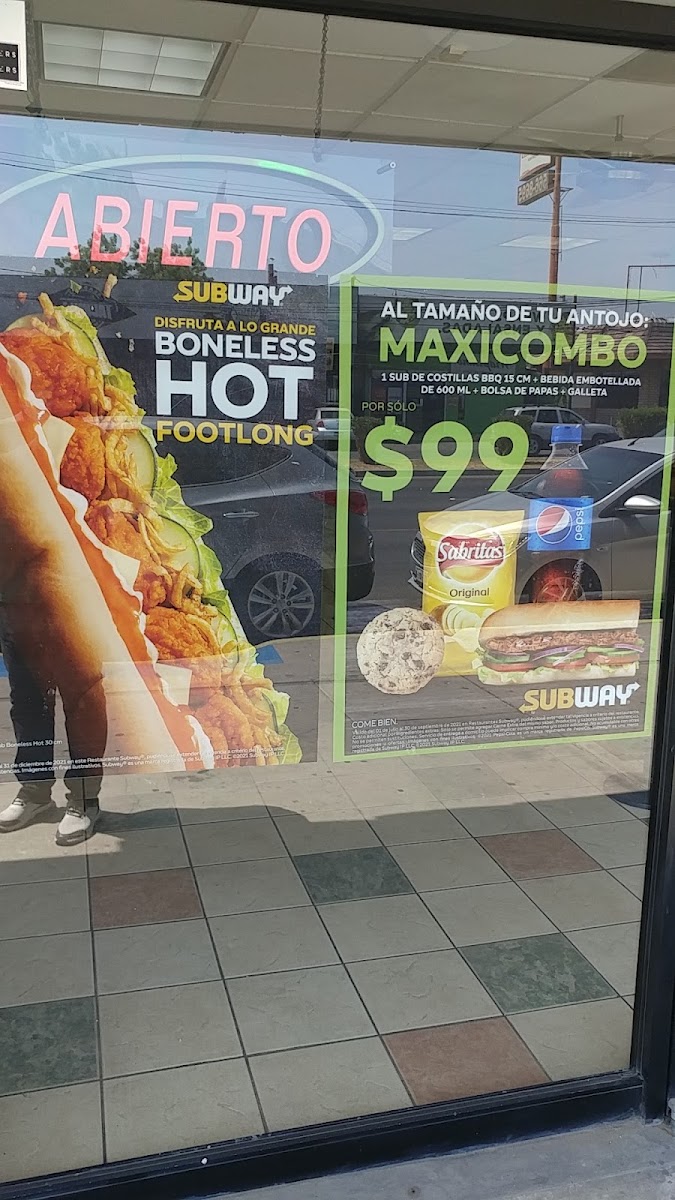 Subway Menu Photo 6