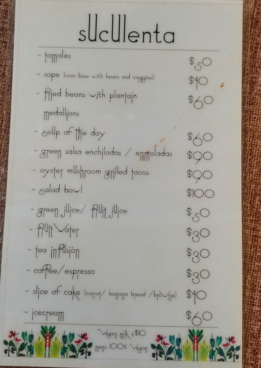 Suculenta Tamaleria Menu Photo 10