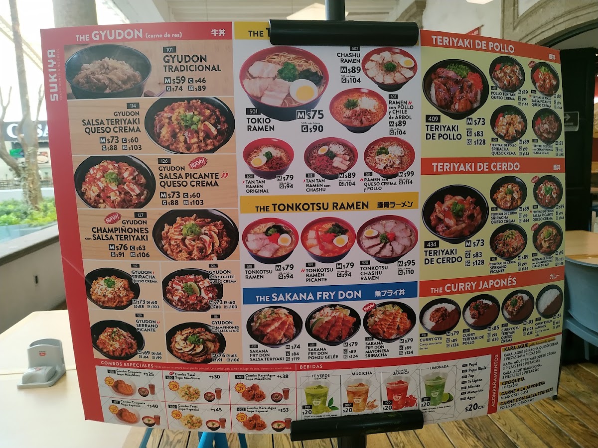 Sukiya El Rosario, Plaza Town Center Menu Photo 4