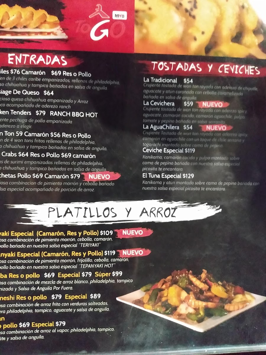Sushi Myo Menu