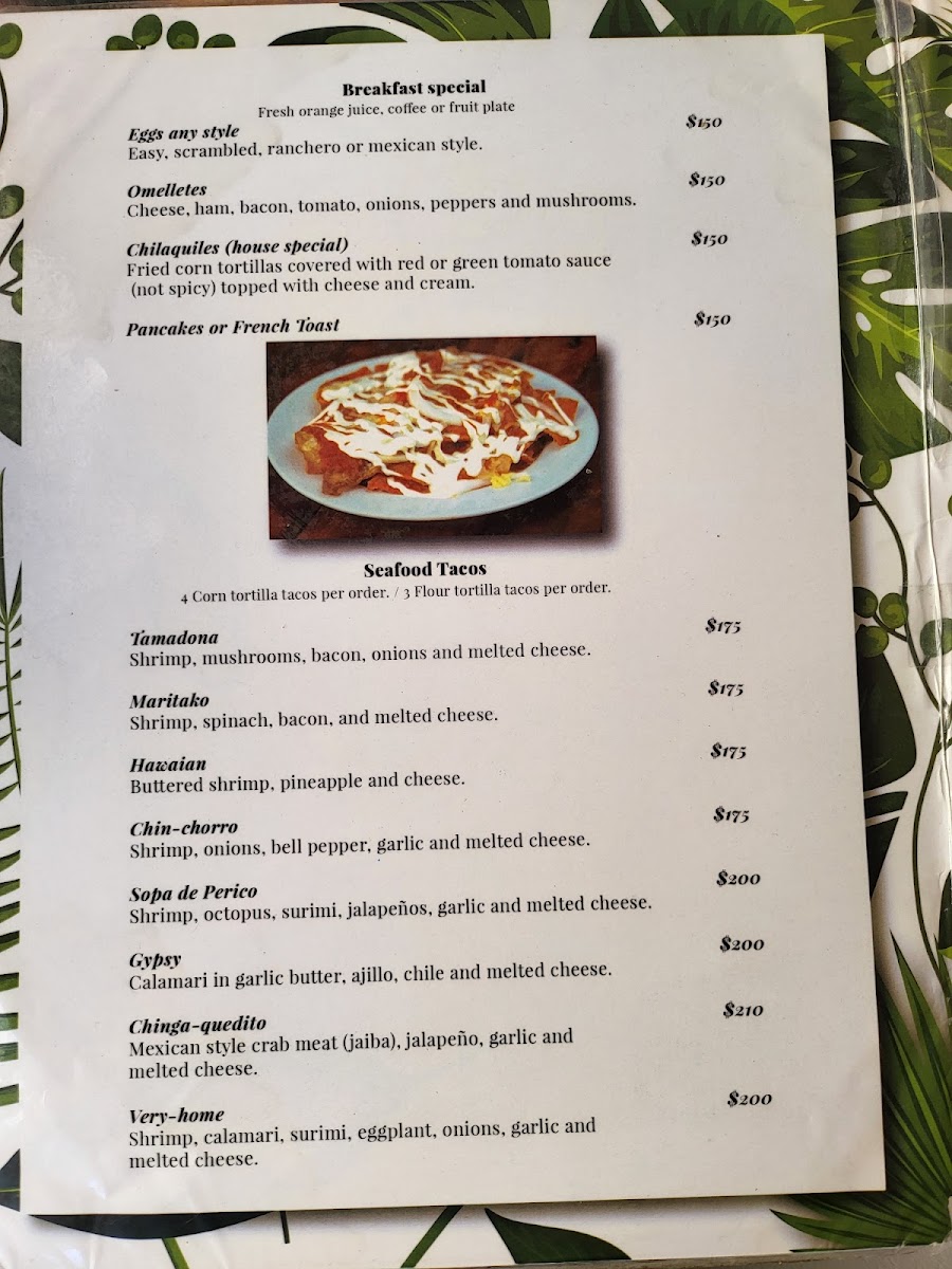 Taco Menu Photo 2