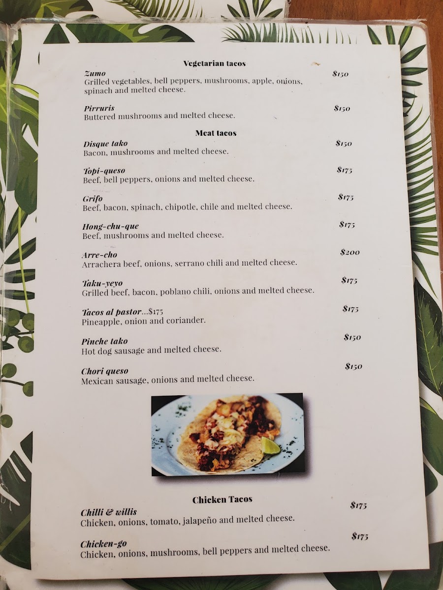 Taco Menu Photo 5