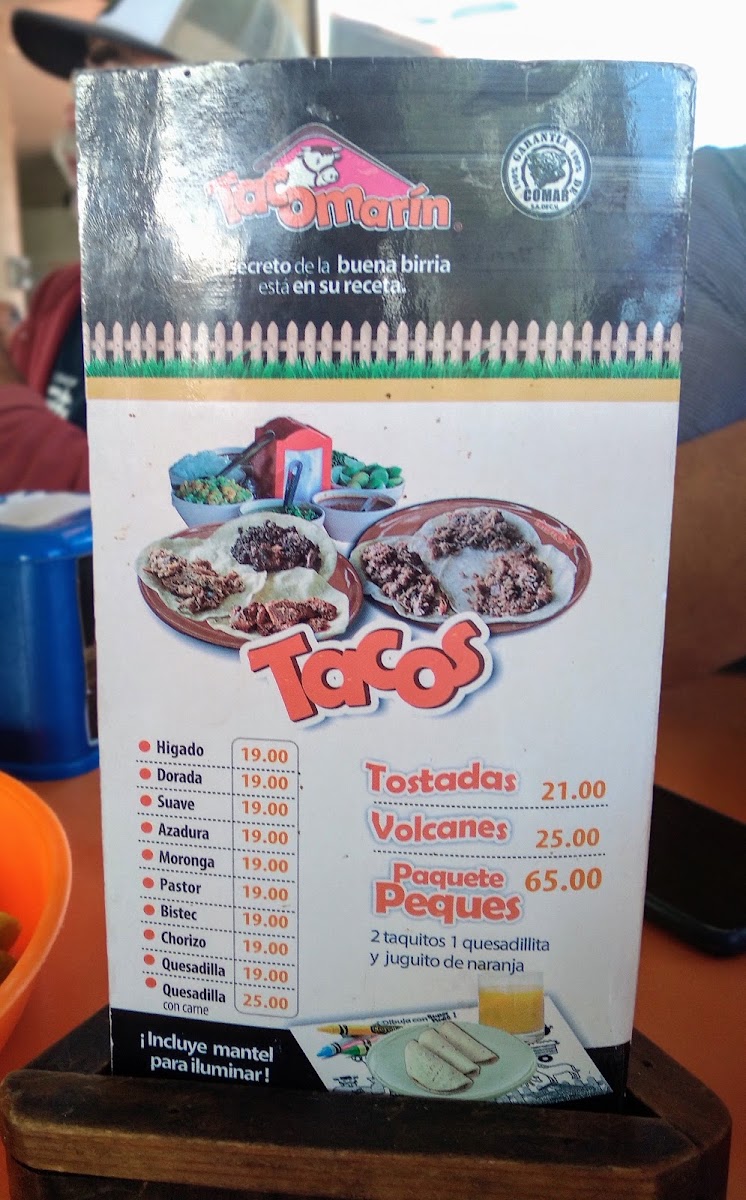 Tacomarin Sucursal 3 Menu Photo 3