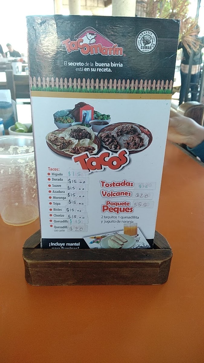 Tacomarin Sucursal 3 Menu Photo 9
