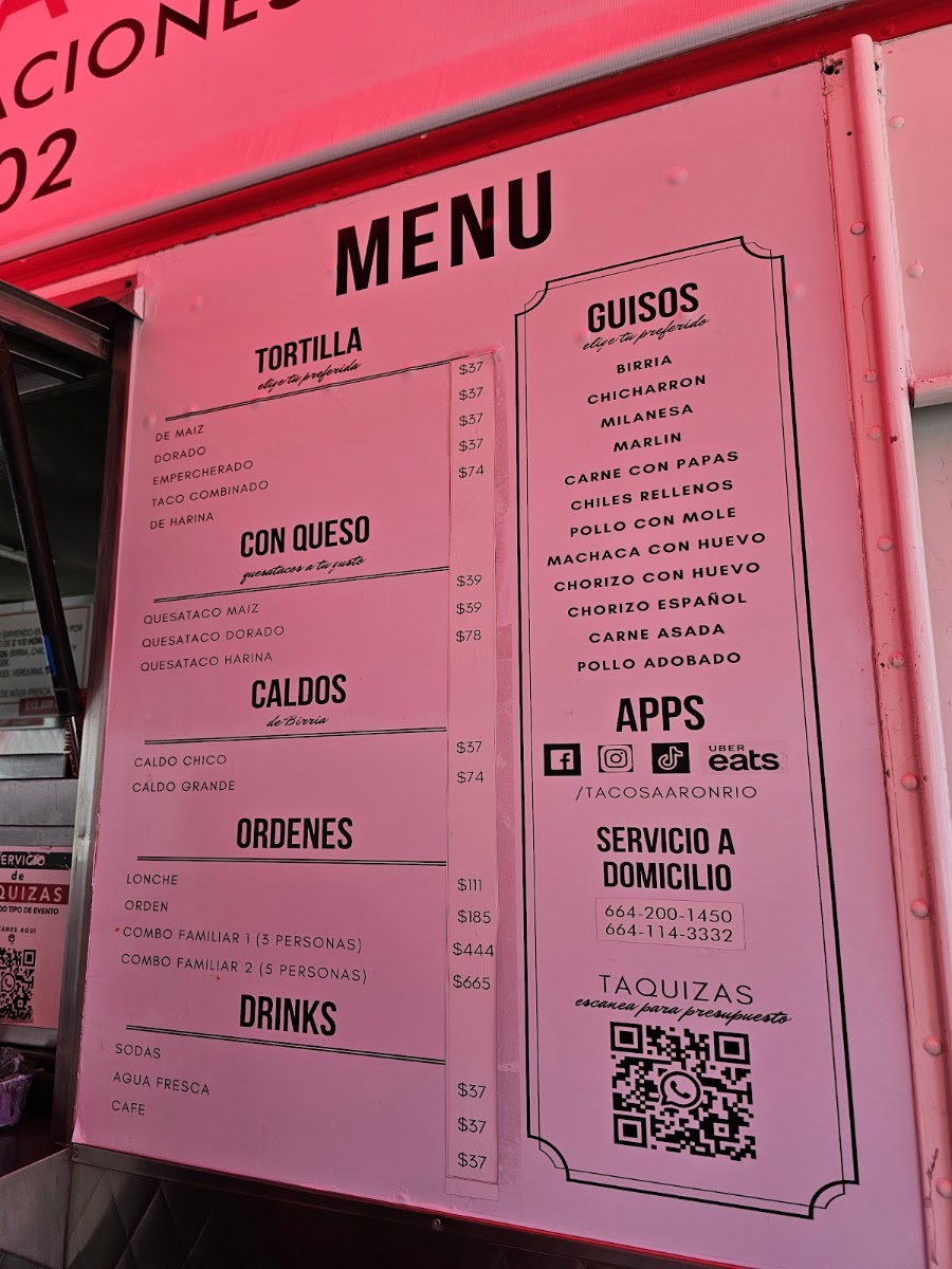Tacos Aaron Rio Menu Photo 5