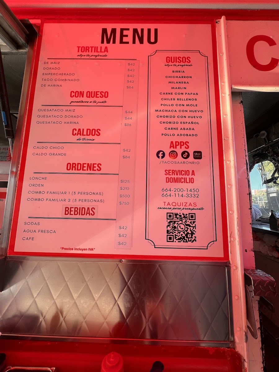Tacos Aaron Rio Menu Photo 6