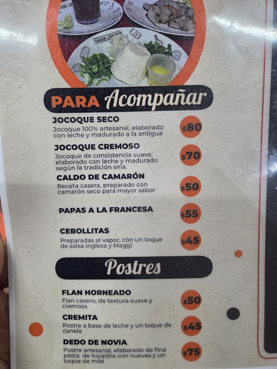 Tacos Árabes Camarones Menu Photo 2