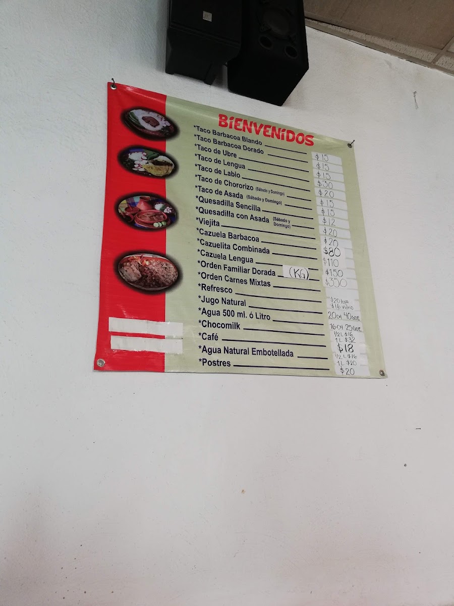 Tacos De Barbacoa El Viejito E Hijos Menu Photo 3