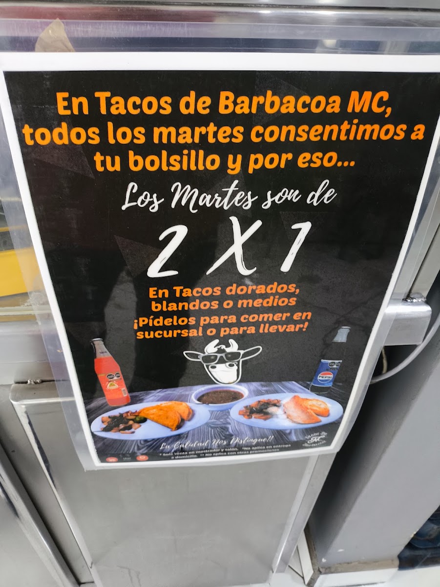 Tacos De Barbacoa Mc - La Calma Menu Photo 7