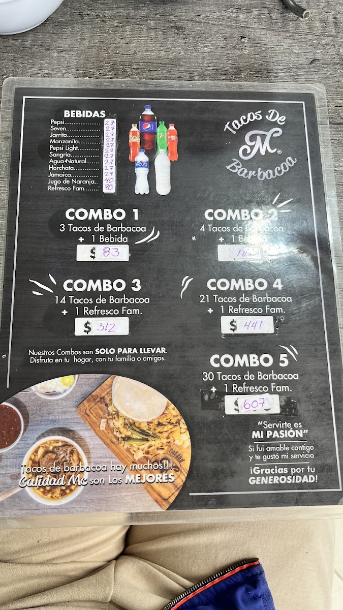 Tacos De Barbacoa Mc Menu Photo 3