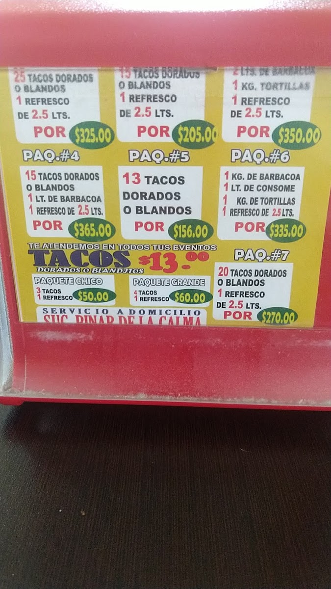 Tacos De Barbacoa Mc Menu Photo 6
