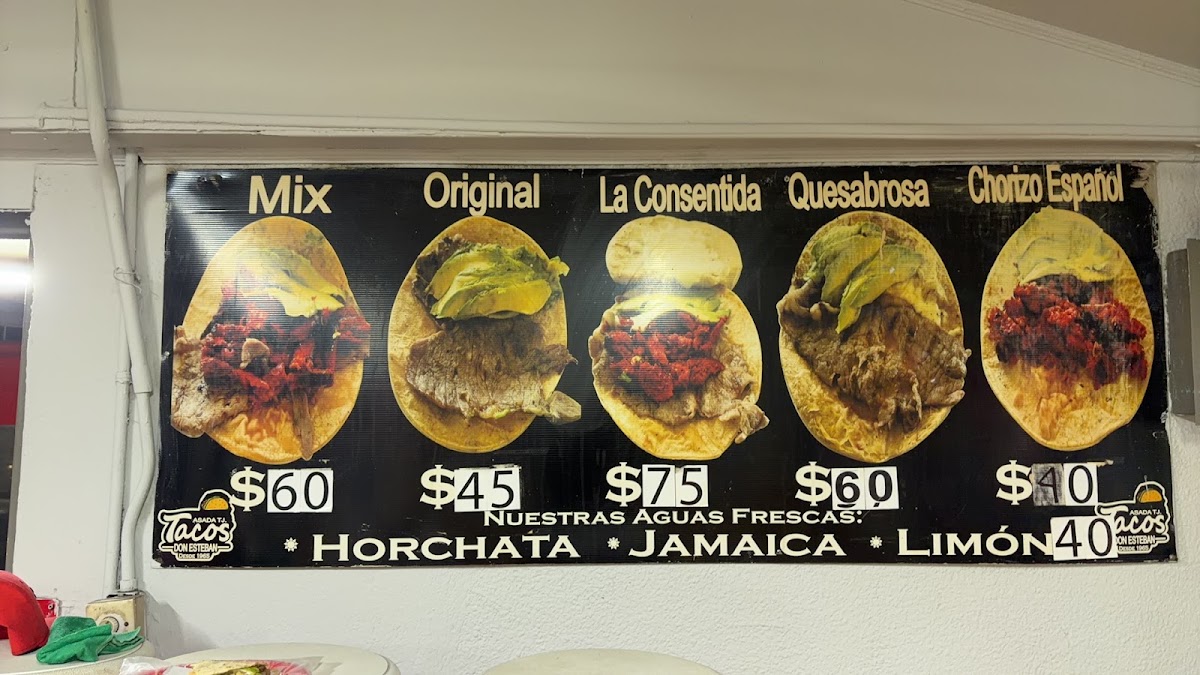 Tacos Don Esteban Menu