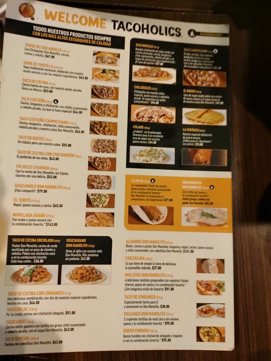 Tacos Don Manolito Menu Photo 2