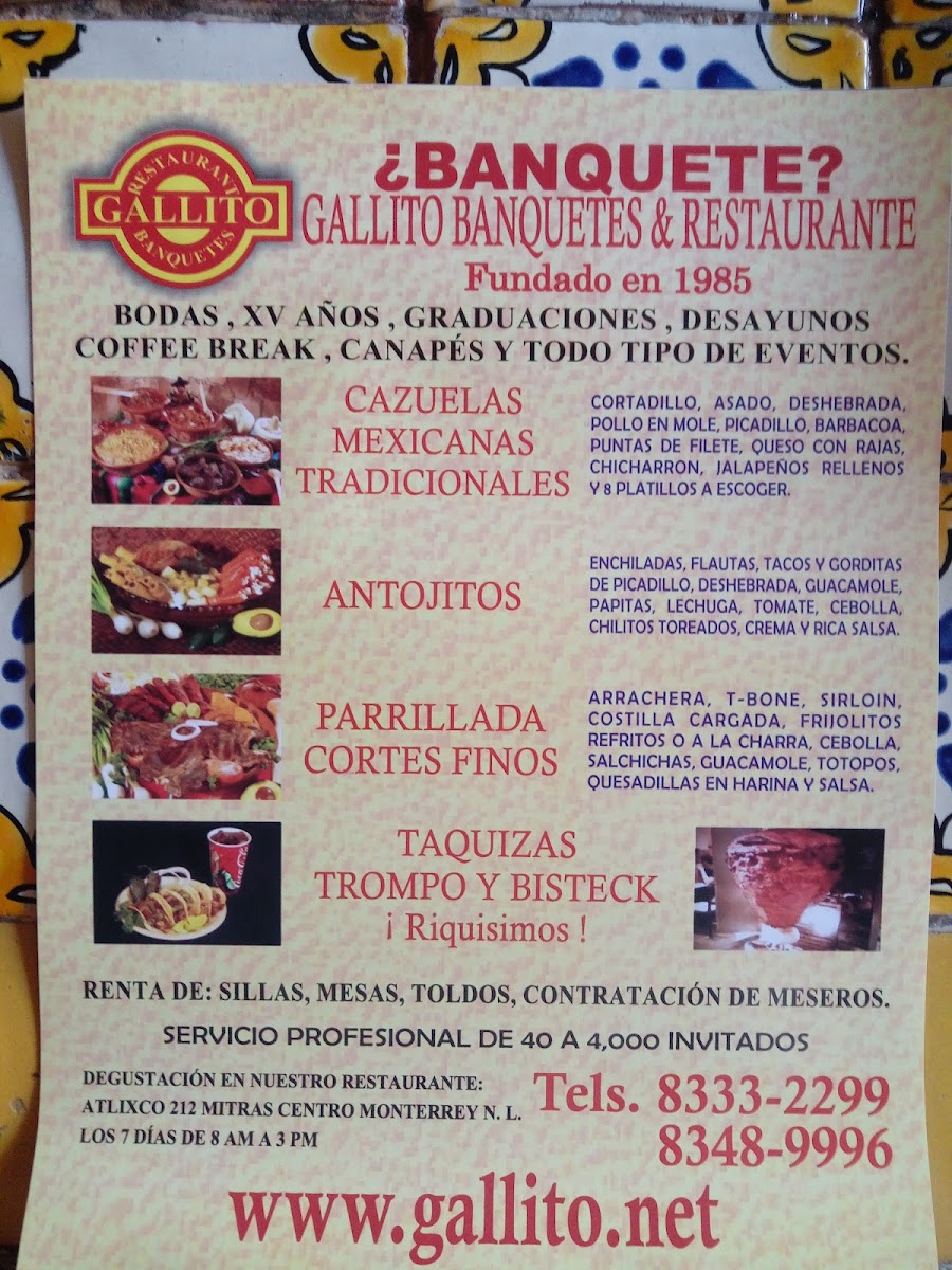 Tacos Gallito Menu Photo 5