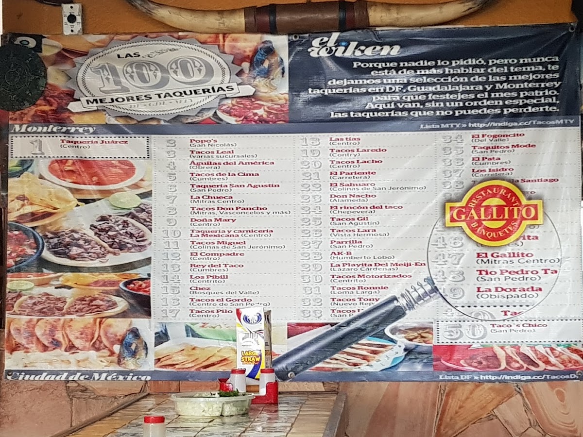 Tacos Gallito Menu Photo 8
