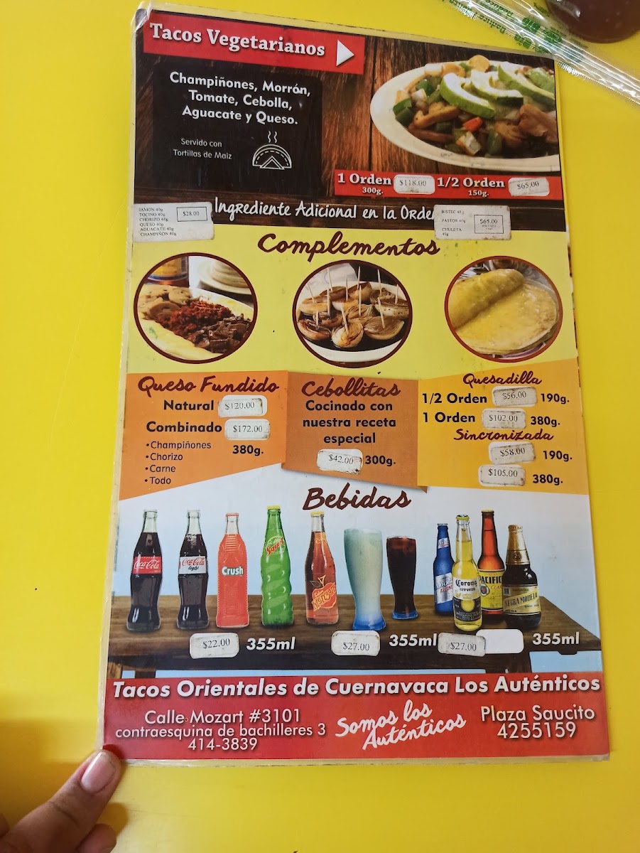 Tacos Orientales De Cuernavaca Menu Photo 10