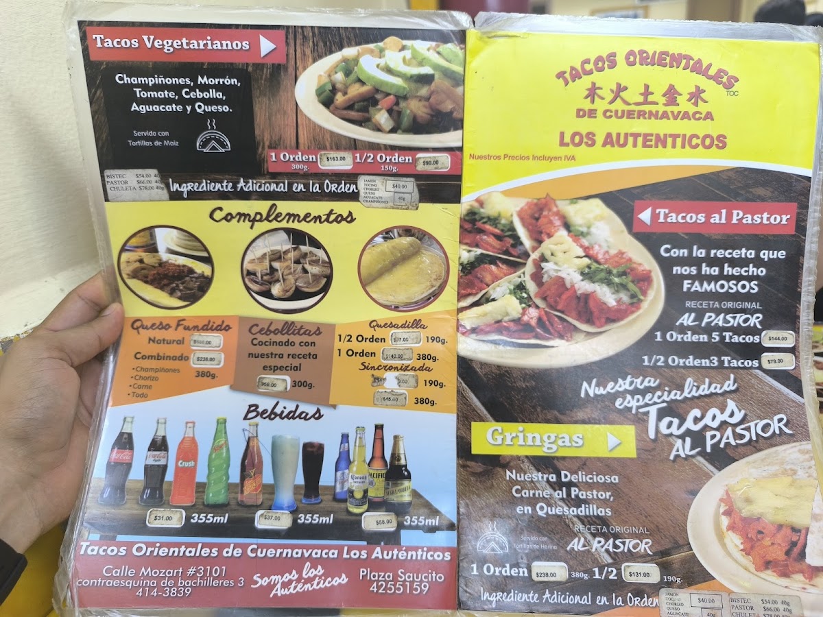 Tacos Orientales De Cuernavaca Menu Photo 2