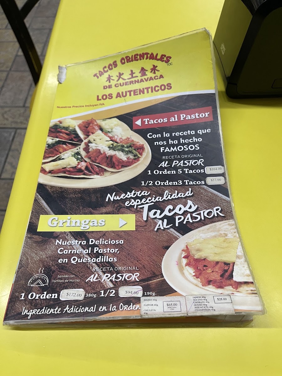 Tacos Orientales De Cuernavaca Menu Photo 7