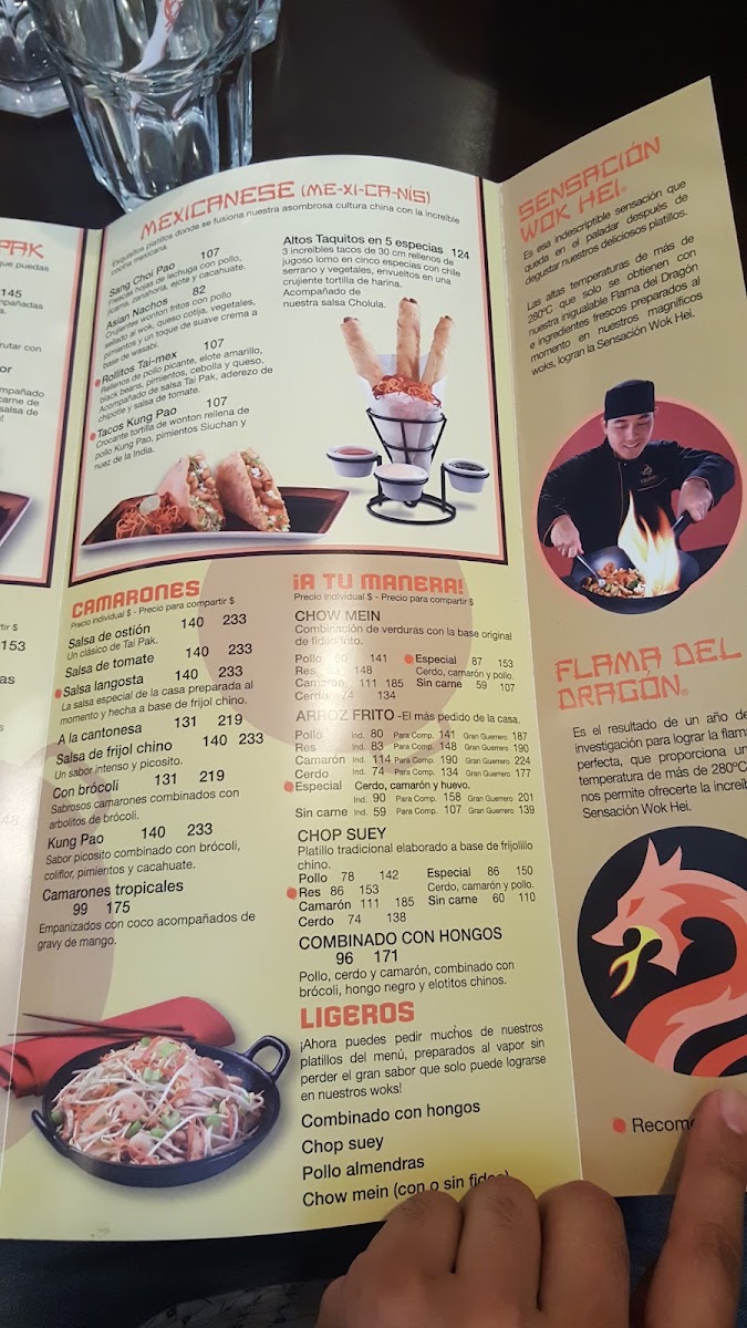 Tai Pak Tres Ríos Menu Photo 3