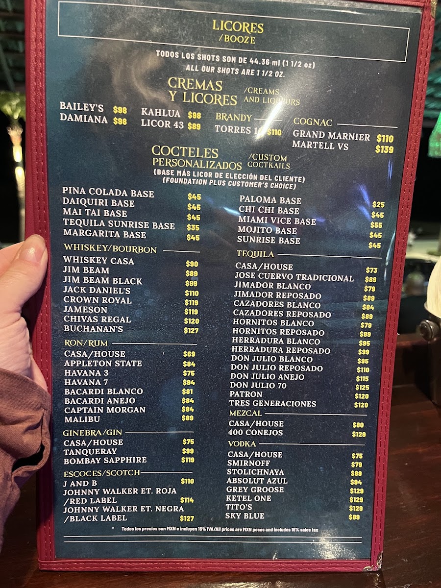 Tailhunter Restaurante Menu Photo 2