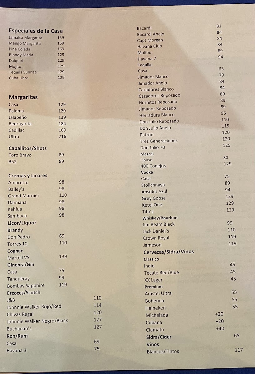 Tailhunter Restaurante Menu Photo 4