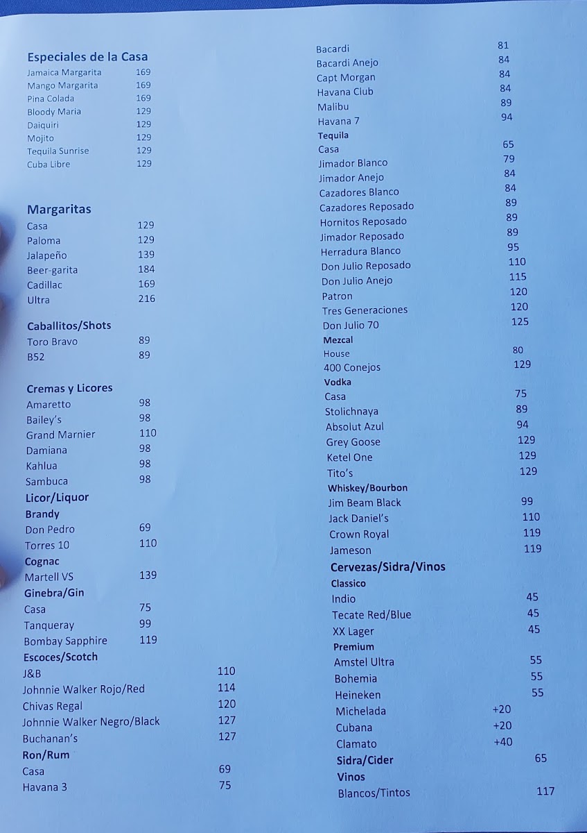 Tailhunter Restaurante Menu Photo 8