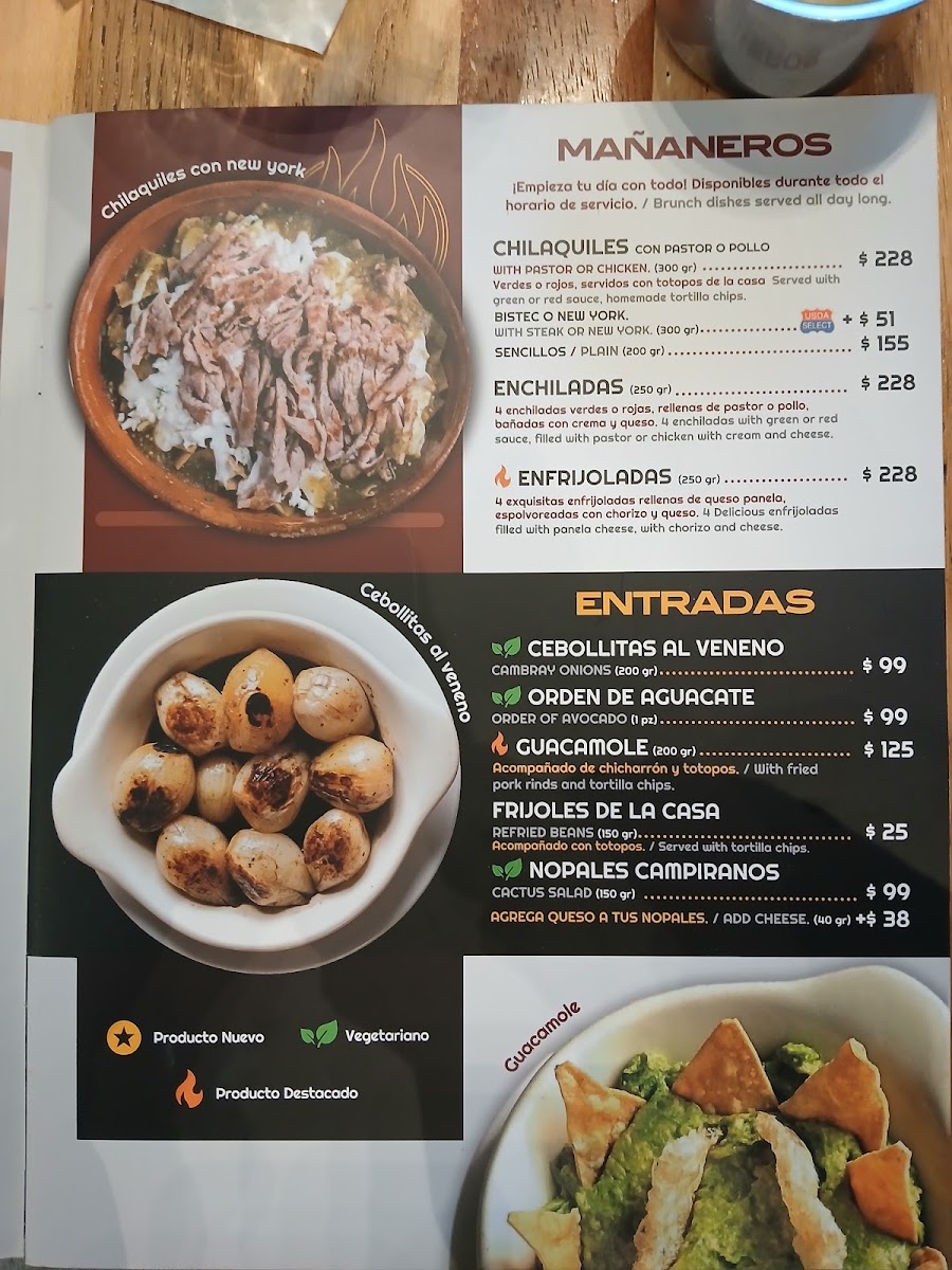 Taquearte Moliere Menu