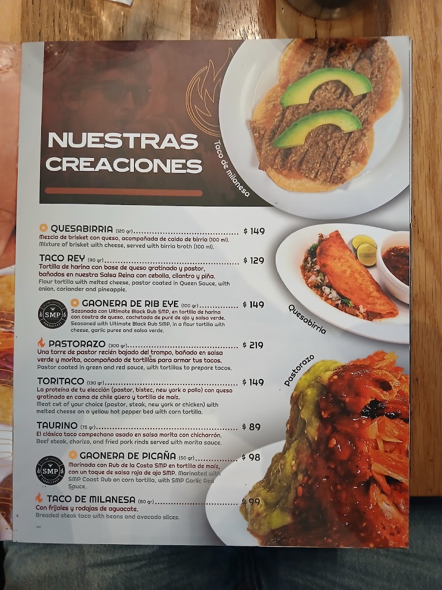 Taquearte Moliere Menu Photo 2