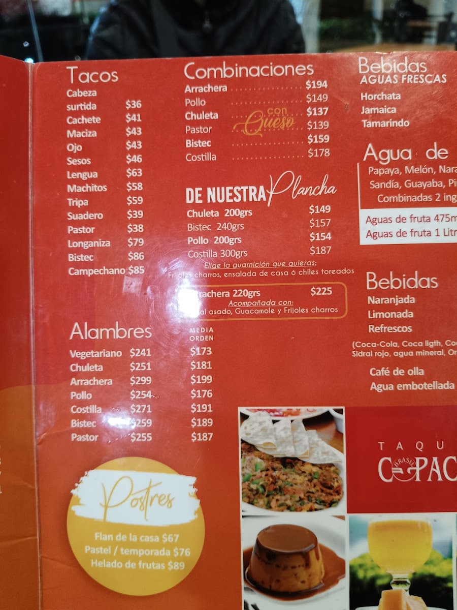 Taqueria Brasil Copacabana (Vertiz) Menu Photo 4