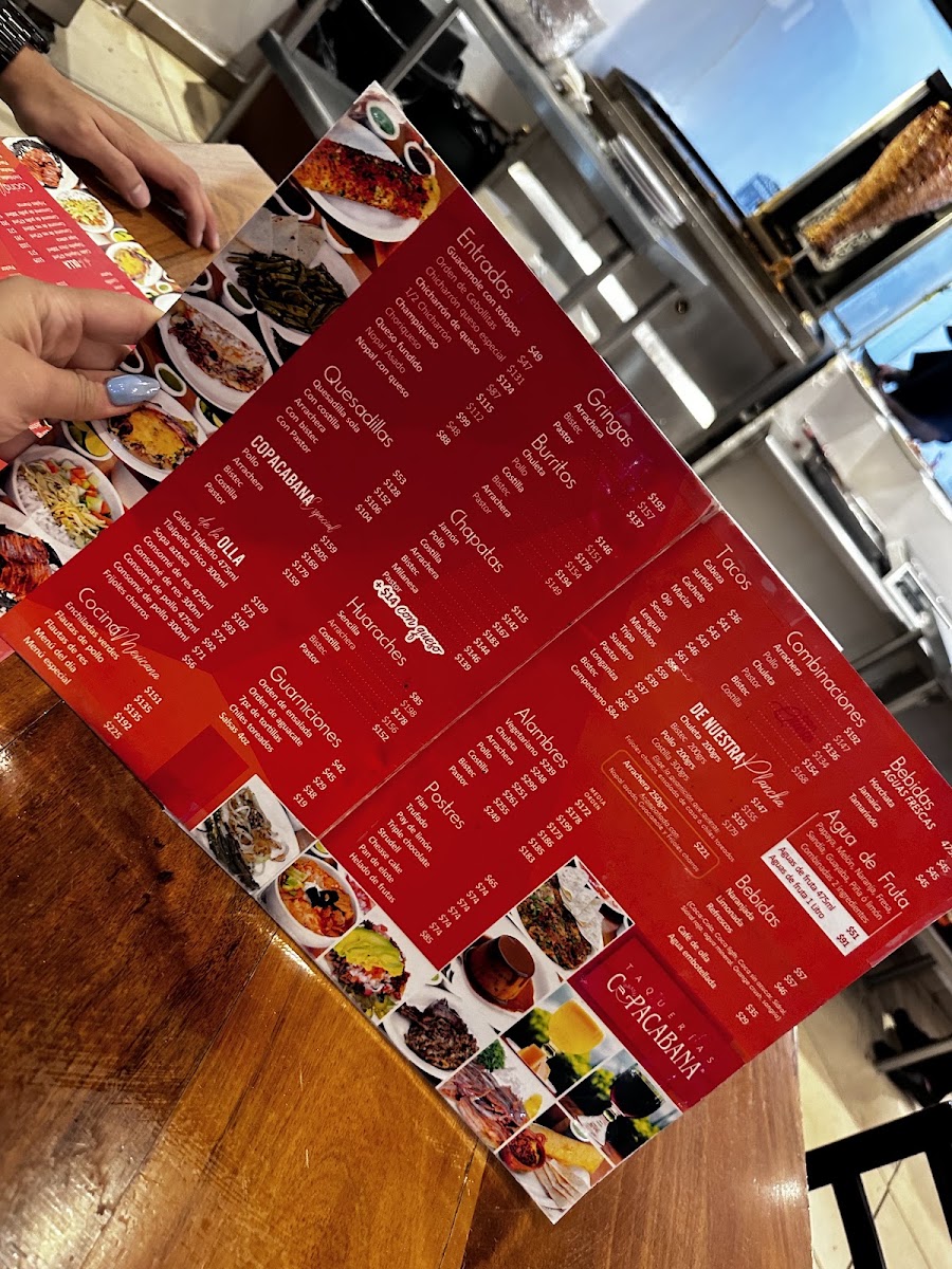 Taqueria Brasil Copacabana (Vertiz) Menu Photo 7