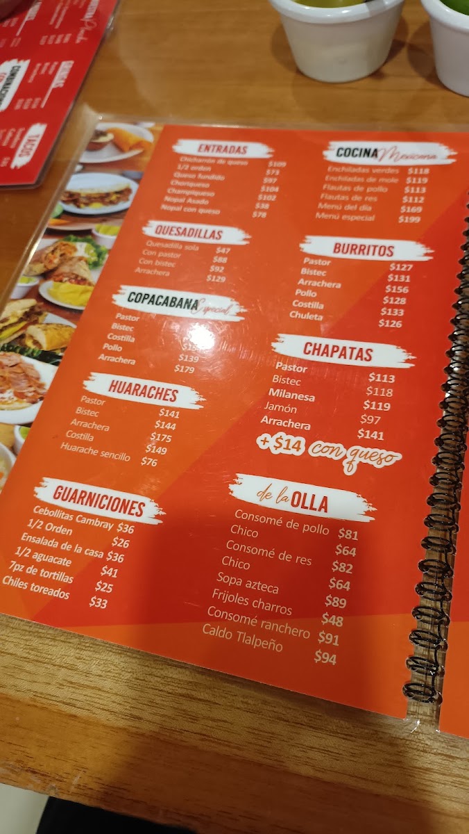 Taqueria Brasil Copacabana (Vertiz) Menu Photo 9